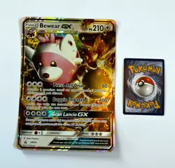 Bewear GX SM34 2017 Jumbo Card Italian Pokemon OVERSIZE Card LP - Image 2