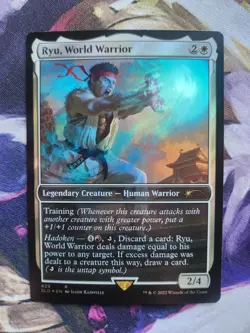 MTG Secret Lair - Street Fighter - Ryu, World Warrior FOIL NM - Image 1