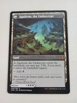 MTG Agadeem's Awakening Agadeem, the Undercrypt Zendikar Rising Magic NM - Image 2
