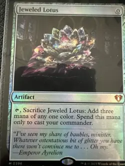 Jeweled Lotus Commander Masters Foil #0396 NM MTG Magic Card The Gathering - Image 1