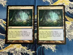 Magic The Gathering: Misty Rainforest - x2 MTG - Image 1