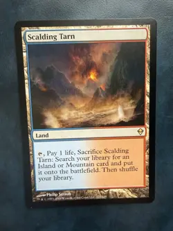 MTG Scalding Tarn Zendikar Regular Rare Card 223/249 - Image 1
