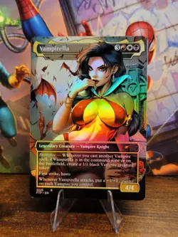 Edgar Markov Foil Borderless Playtest Card For MTG Vampirella Reskin - Image 2