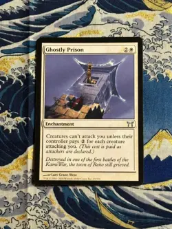 Magic the Gathering Ghostly Prison The List 10/306 LP MTG - Image 1