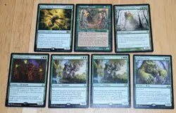MTG Rare Green 7x Hornet Queen, Terastodon, Thicket Elemental, Nullhide Ferox - Image 1
