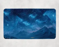 Celestial Spirit Sky Glowing Fantasy Star Night Art - MTG Playmat - Image 1