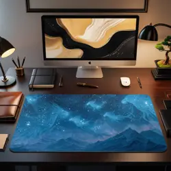 Celestial Spirit Sky Glowing Fantasy Star Night Art - MTG Playmat - Image 2