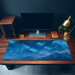 Celestial Spirit Sky Glowing Fantasy Star Night Art - MTG Playmat - Image 3