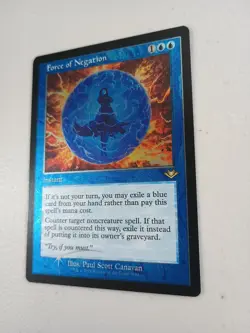 MTG Force of Negation - Etched Foil Retro Frame - Modern Horizons - Magic NM - Image 3