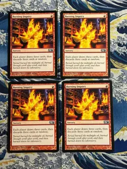 MTG Burning Inquiry - Magic 2010 (M10) LP - Image 1