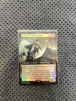 Locke, Treasure Hunter (Extended Art) (Foil) - MTG Final Fantasy #177 - Image 1