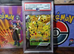 Pikachu V Union SWSH141 PSA 10 Celebrations Pokemon Cards Graded - Image 1