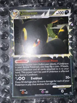 Pokemon Umbreon Prime 86/90 Undaunted Holo Really Nice Condition LP ungraded - Image 1