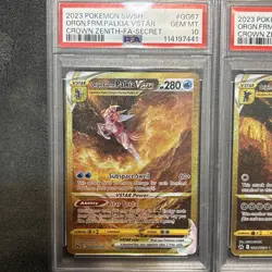 Pokemon Crown Zenith Gold Vstar SEQUENTIAL Full Set All Four PSA 10 GEM MINT - Image 2