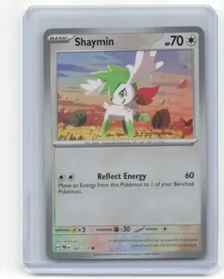 2025 Pokemon TCG Shaymin Prismatic Evolutions #087/131 MasterBall Holo - Image 1