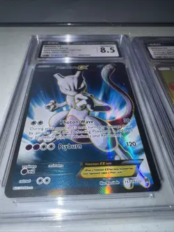 2015 POKEMON XY BREAKTHROUGH MEWTWO EX #157 FULL ART CGC 8.5 - Image 2