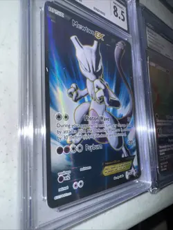 2015 POKEMON XY BREAKTHROUGH MEWTWO EX #157 FULL ART CGC 8.5 - Image 5