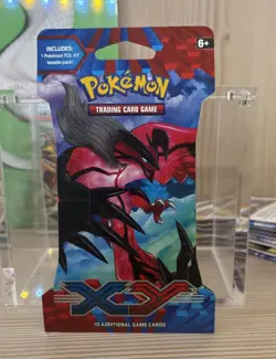 POKEMON XY BASE SLEEVED BOOSTER PACK YVELTAL BLISTER PACKS 2014 BOOSTERS - Image 2