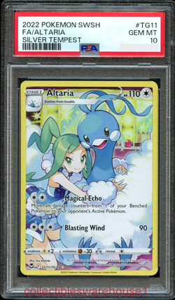 Pokemon Silver Tempest Altaria TG11 PSA 10 - Image 1