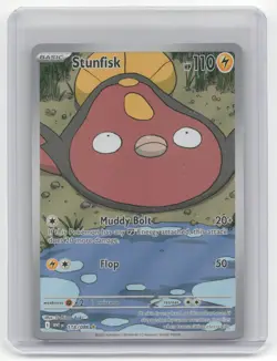 2025 Pokemon Stunfisk White Flare #118/86 Near Mint - Image 1