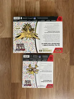 Pokemon TCG: Scarlet & Violet 151 Zapdos & Alakazam EX Collection Box Sealed - Image 2