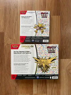 Pokemon TCG: Scarlet & Violet 151 Zapdos & Alakazam EX Collection Box Sealed - Image 3