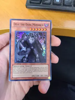Yugioh Delg the Dark Monarch STBL-EN027 1st Super Rare - Image 1