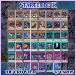 ANCIENT GEAR DR. CROWLER STARTER DECK 47 | Golem Castle Geartown Knight YuGiOh - Image 2