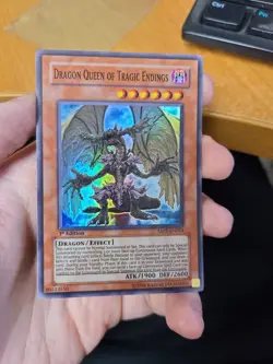 Yugioh Dragon Queen of Tragic Endings ABPF-EN014 1st Super Rare - Image 1