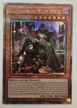 YuGiOh! | Diabellstar the Black Witch | (New Art) (Quarter Century Secret Rare) - Image 1