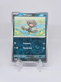 129/193 PALDEAN WOOPER | COMMON REVERSE HOLO | PALDEA EVOLVED POKEMON CARD - Image 1