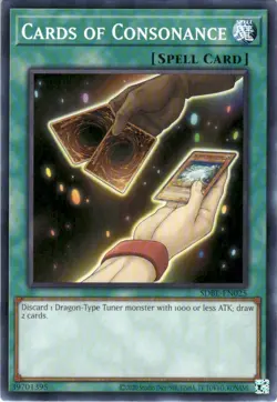 2020 Yu-Gi-Oh TCG Spell Card SDBE-EN025 Cards of Consonance UNplayed #39701395 - Image 1