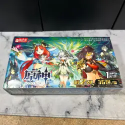 Genshin Impact Doujin Trading Card Booster Box CCG TCG SSR UR 36 Packs - Image 1