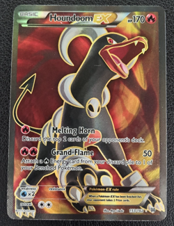 Houndoom EX 153/162 BREAKthrough XY Series 2015 Full Art Card Pokemon TCG - Image 1