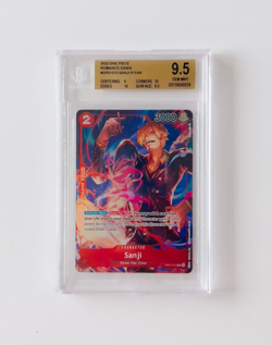 BGS 9.5 Sanji SR OP01-013 Alt Art Romance Dawn ONE PIECE Card Game - Image 1