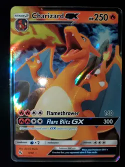 Charizard GX 9/68 Pokemon TCG Sun and Moon Hidden Fates Card NM Near Mint - Image 2