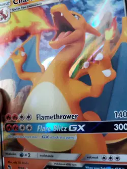 Charizard GX 9/68 Pokemon TCG Sun and Moon Hidden Fates Card NM Near Mint - Image 5