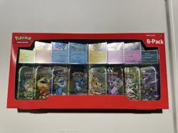 Pokemon TCG Prismatic Evolutions Costco 8 Mini-Tin Bundle w/ Promo Cards SEALED - Image 1