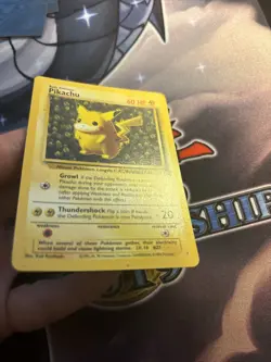 (SW) Pikachu - # 1 - Black Star Promo Rare WOTC TCG - Pokemon Card - LP - Image 4