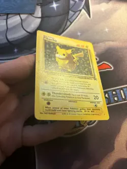 (SW) Pikachu - # 1 - Black Star Promo Rare WOTC TCG - Pokemon Card - LP - Image 5