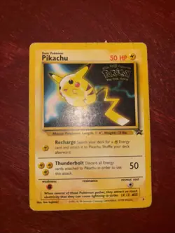 1999 Pikachu Black Star Promo #4 Pokemon Card WB the First Movie - Image 1