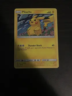 Pokemon TCG Pikachu SM206 Black Star Promo Holo Card LP+ Condition - Image 1