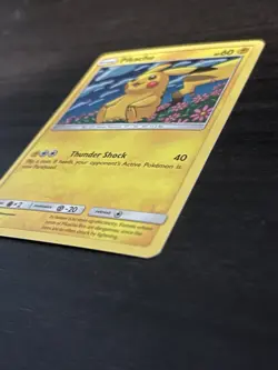 Pokemon TCG Pikachu SM206 Black Star Promo Holo Card LP+ Condition - Image 2