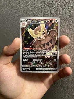 Pokemon TCG Noctowl #141 Promo Card Stellar Crown ETB, NM/MT Condition - Image 1