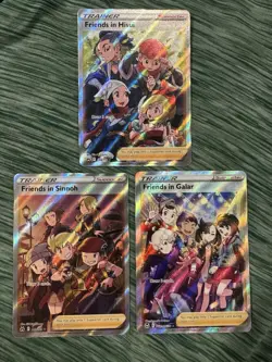 Pokemon TCG Sword & Shield 3 Card Full Art Trainer Lot All NM - Image 1