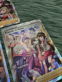 Pokemon TCG Sword & Shield 3 Card Full Art Trainer Lot All NM - Image 3