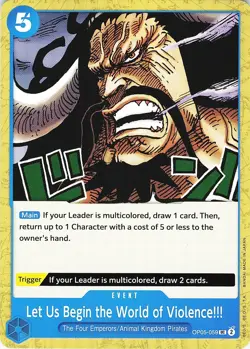 One Piece Awakening of the New Era Let Us Begin the World of Viole Card OP05-059 - Image 1
