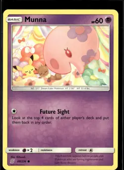 Pokemon Munna 88/236 Unified Minds Non Holo Common 2 Card Lot - Image 1