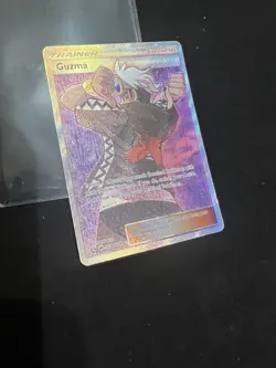 Guzma SV84/SV94 Hidden Fates: Shiny Vault Full Art Trainer Pokemon TCG Cards - Image 4