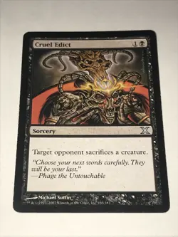 CRUEL EDICT 2007 Magic the Gathering Card - Image 2